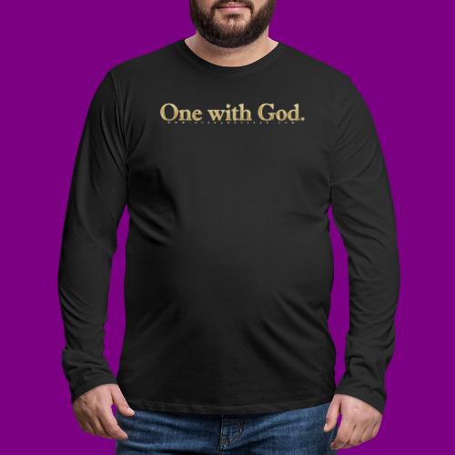 One with God - A Course in Miracles - Men's Premium Long Sleeve T-Shirt