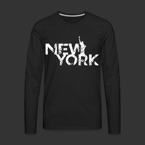 New York (Flexi Print) - Men's Premium Long Sleeve T-Shirt