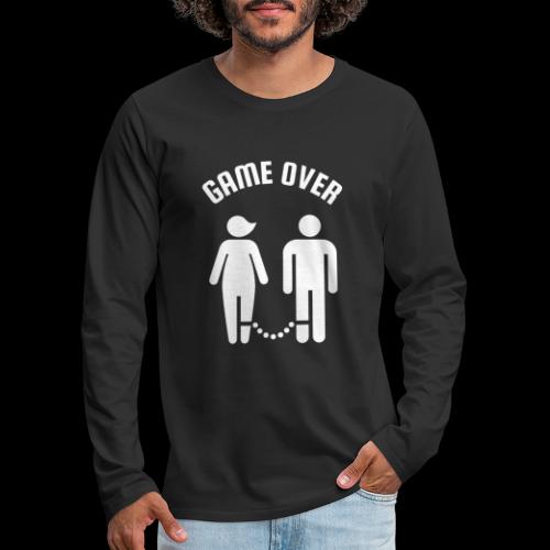 Ball and Chain Game Over - Men's Premium Long Sleeve T-Shirt