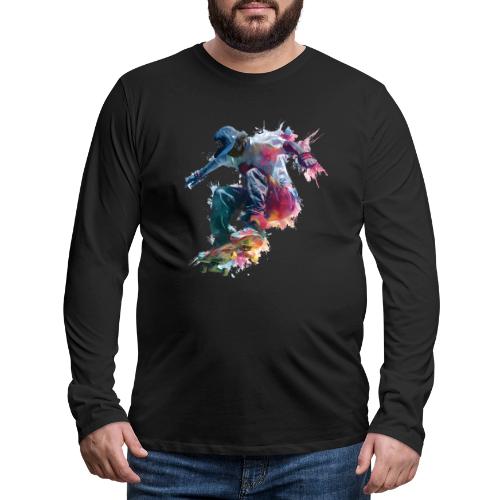 Skateboarding: Ride the Colors - Men's Premium Long Sleeve T-Shirt