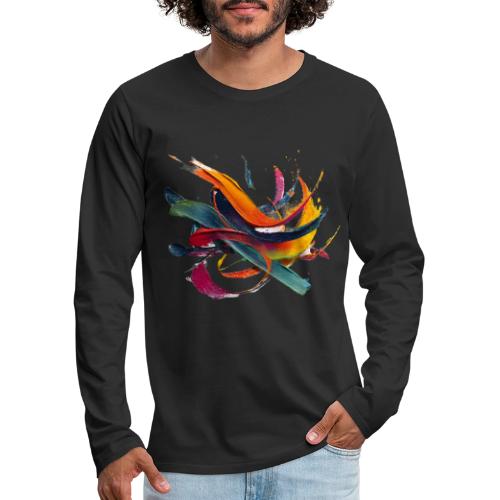 Colorful Waves - Men's Premium Long Sleeve T-Shirt