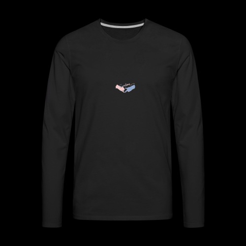 Black T-Shirt - Seventeen - Men's Premium Long Sleeve T-Shirt