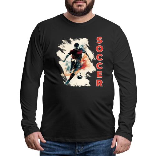 Soccer Blaze - Men's Premium Long Sleeve T-Shirt