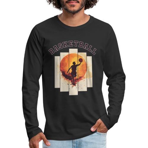 Basketball again and again - Men's Premium Long Sleeve T-Shirt