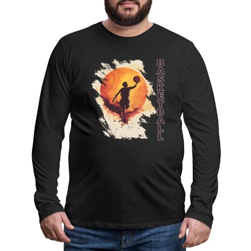 Basketball Stride - Men's Premium Long Sleeve T-Shirt