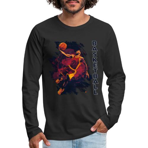 Basketball Charge - Men's Premium Long Sleeve T-Shirt