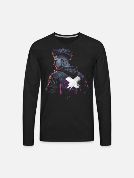 Cyberpunk - Men's Premium Long Sleeve T-Shirt - black