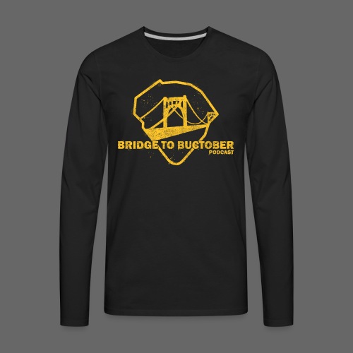 Bridge to Buctober Logo Gold - Men's Premium Long Sleeve T-Shirt