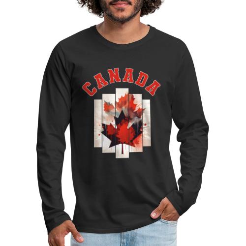 Heart of Canada Art - Men's Premium Long Sleeve T-Shirt