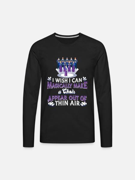 Choir Singing - Men's Premium Long Sleeve T-Shirt - black