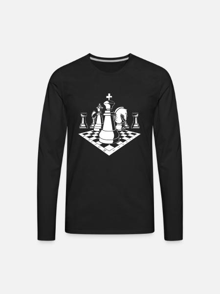 Chess - Men's Premium Long Sleeve T-Shirt - black