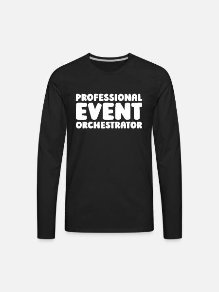Event Planner - Men's Premium Long Sleeve T-Shirt - black