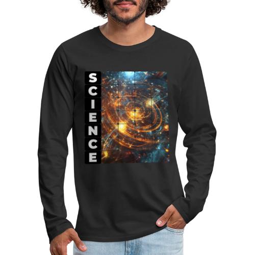 Golden Core of Science - Men's Premium Long Sleeve T-Shirt