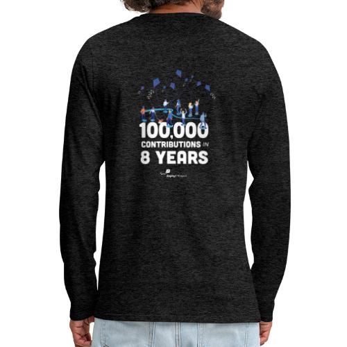 Zephyr 100,000 Contributions - Men's Premium Long Sleeve T-Shirt
