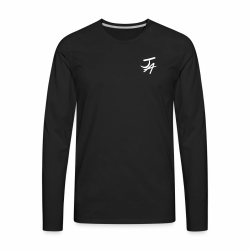 Jake Amodio White Logo - Men's Premium Long Sleeve T-Shirt