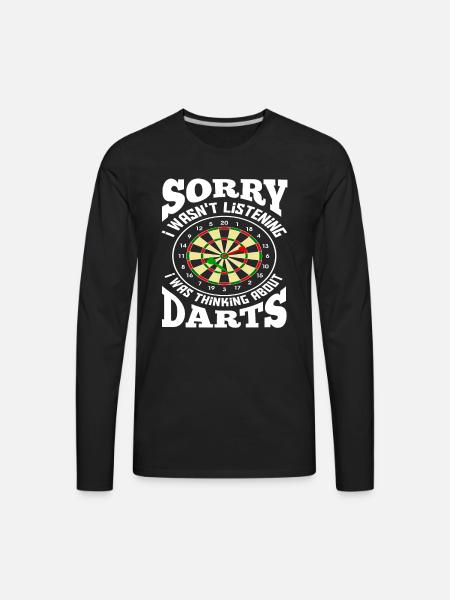 Darts Darts - Men's Premium Long Sleeve T-Shirt - black