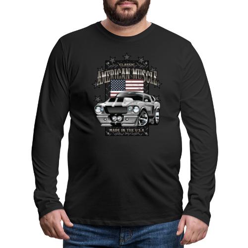 Classic American Muscle Car - Men's Premium Long Sleeve T-Shirt