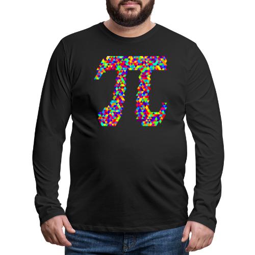 Pi Digits of π Colors - Men's Premium Long Sleeve T-Shirt