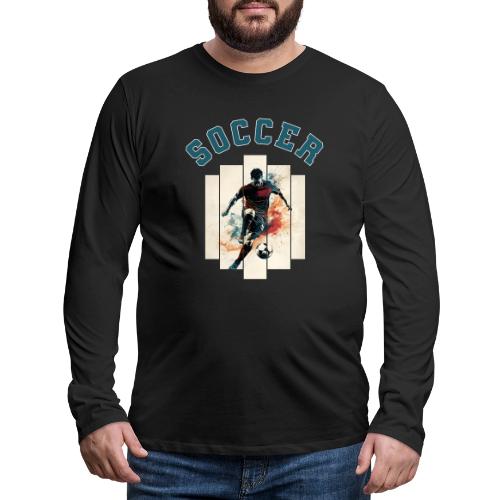 Soccer Mode On - Men's Premium Long Sleeve T-Shirt