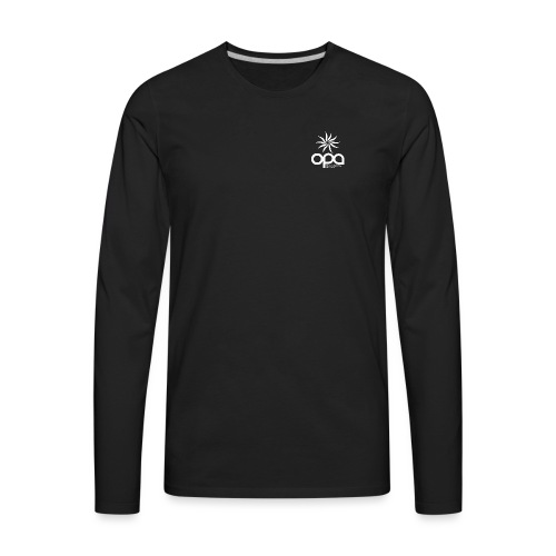 Long-sleeve t-shirt with small white OPA logo - Men's Premium Long Sleeve T-Shirt