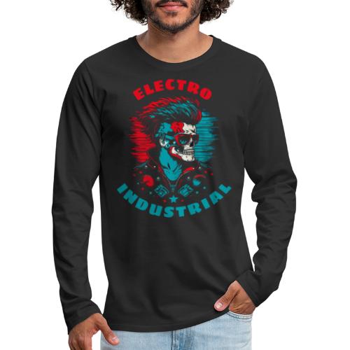 techno electro industrial - Men's Premium Long Sleeve T-Shirt