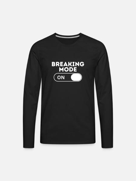 Breaking Mode - Men's Premium Long Sleeve T-Shirt - black