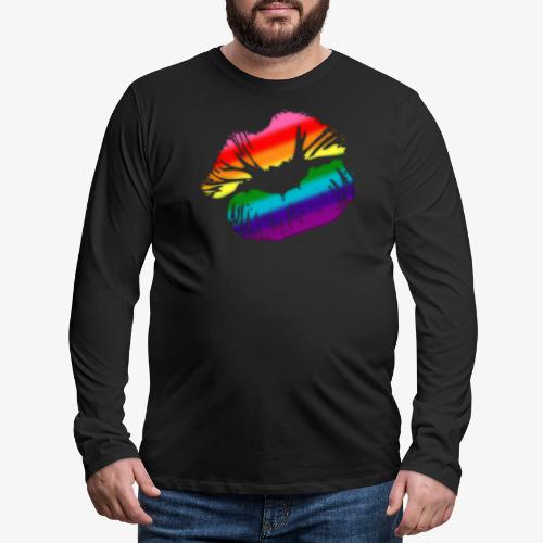 Original Gilbert Baker LGBTQ Love Rainbow Pride - Men's Premium Long Sleeve T-Shirt