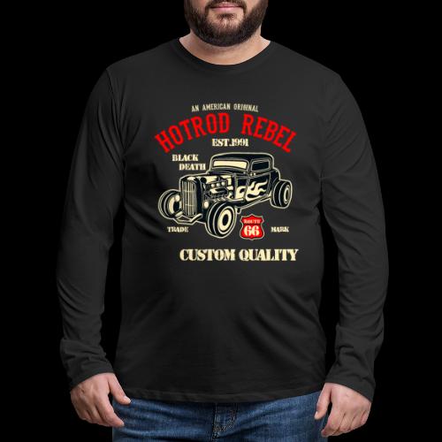 Hot Rod Rebel - Men's Premium Long Sleeve T-Shirt