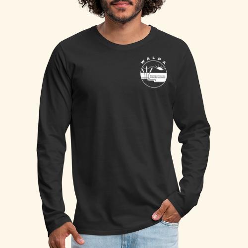 Double Sided White - Men's Premium Long Sleeve T-Shirt