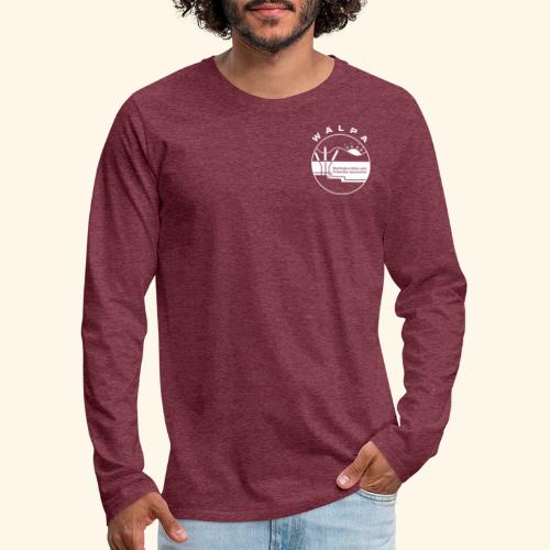 Double Sided White - Men's Premium Long Sleeve T-Shirt
