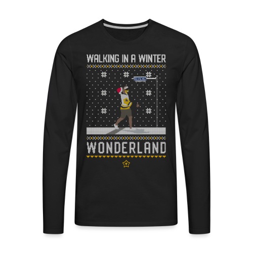 2018_Walking Winter Wonde - Men's Premium Long Sleeve T-Shirt