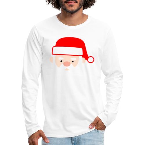 Santa Claus Texture - Men's Premium Long Sleeve T-Shirt