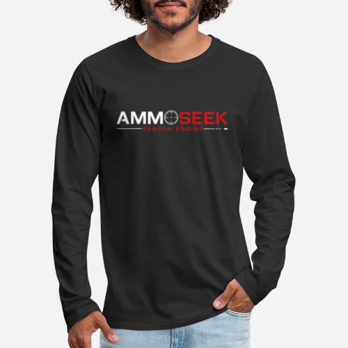 AmmoSeek_PrintLogo_Transp - Men's Premium Long Sleeve T-Shirt