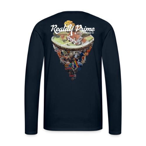 Reality Prime (On Color, Back Design) - Men's Premium Long Sleeve T-Shirt