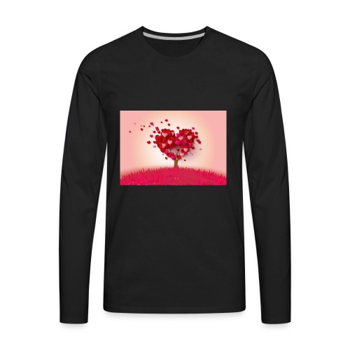 Heart Love Tree - Men's Premium Long Sleeve T-Shirt
