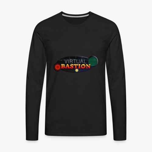 Virtual Bastion: Space Logo - Men's Premium Long Sleeve T-Shirt