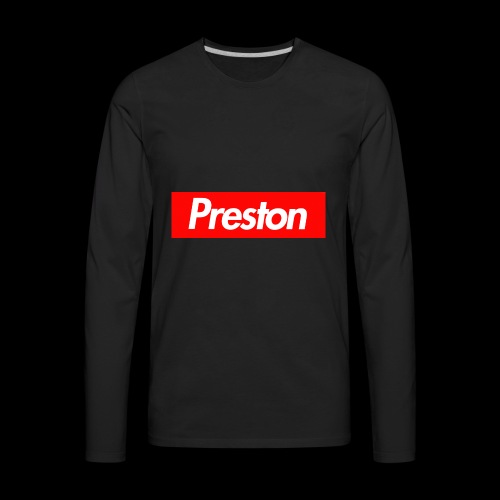 RealPrestonGamez Supreme Box - Men's Premium Long Sleeve T-Shirt