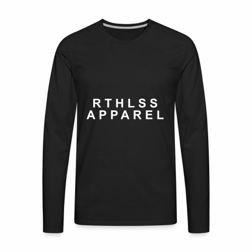 rthlss apparel white - Men's Premium Long Sleeve T-Shirt