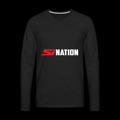 SiNation White - Men's Premium Long Sleeve T-Shirt
