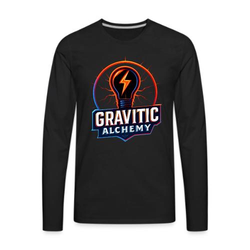 Gravitic Alchemy Logo - Men's Premium Long Sleeve T-Shirt
