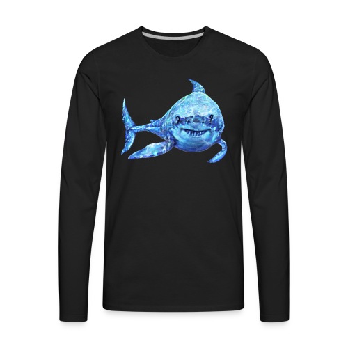 sharp shark - Men's Premium Long Sleeve T-Shirt