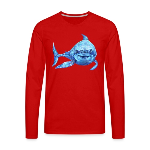 sharp shark - Men's Premium Long Sleeve T-Shirt