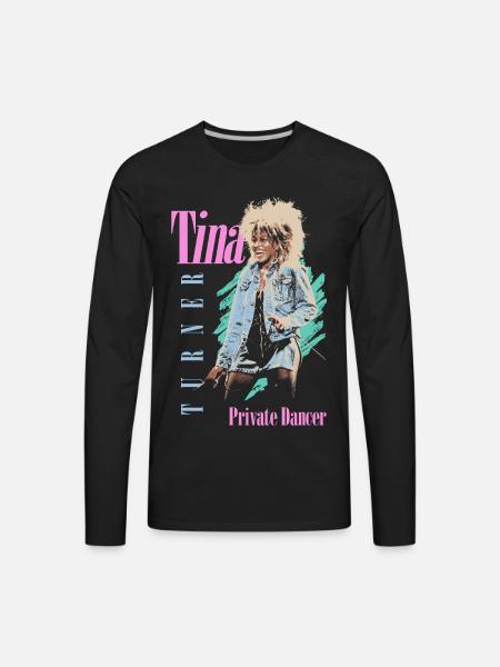 Tina Turner Private Dancer Design - Men's Premium Long Sleeve T-Shirt - black
