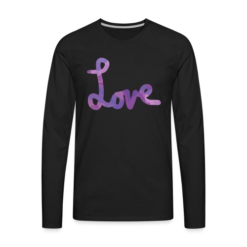 love - Men's Premium Long Sleeve T-Shirt
