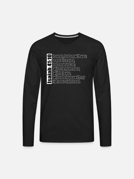 Fear Not - Men's Premium Long Sleeve T-Shirt - black