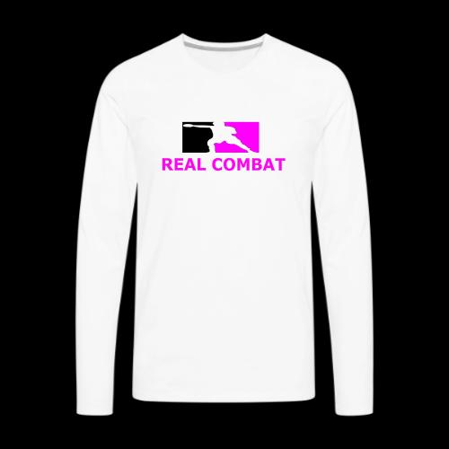 RCM MMA & BOXING Pink - Men's Premium Long Sleeve T-Shirt
