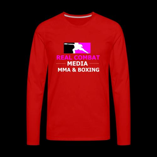 RCM MMA & BOXING Pink - Men's Premium Long Sleeve T-Shirt