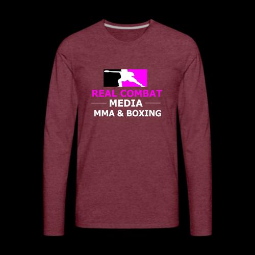 RCM MMA & BOXING Pink - Men's Premium Long Sleeve T-Shirt