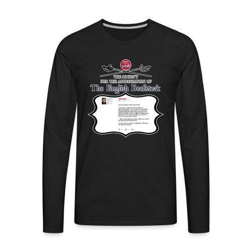 Yelp - English Beefsteak - Men's Premium Long Sleeve T-Shirt