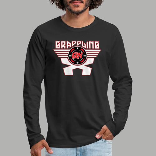 Grappling X Thunder Bolt - Men's Premium Long Sleeve T-Shirt